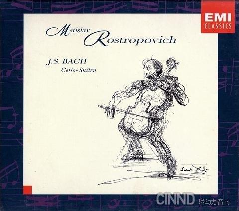 Mstislav Rostropovich -《巴赫无伴奏大提琴组曲》(J.S. BACH Cello-Suite) EMI