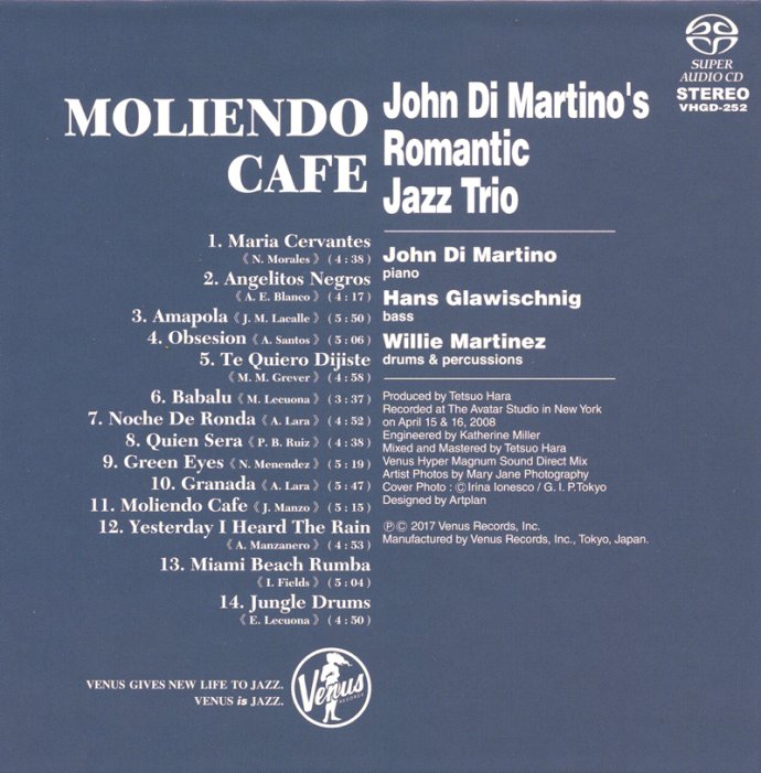 John Di Martino's Romantic Jazz Trio - Moliendo Cafe【SACD ISO】